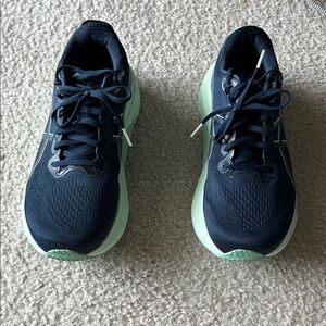 Asics Women's Gel Kayano 30 Athletic Shoes - Navy and Mint